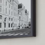 "French Elegance" - Art Print in Black and White by Jessica C Nugent - Frame Close-up