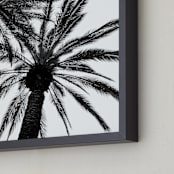 "Pattern In The Sky" - Art Print in Black and White by Leslie Le Coq - Frame Close-up