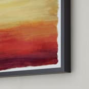 "Radiance" - Art Print in Sunrise by Hooray Creative - Frame Close-up