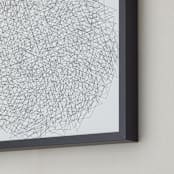 "B&W 1" - Art Print in Black by koshi - Frame Close-up