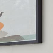 "Balance" - Art Print in Orange by Griffinbell Paper Co. - Frame Close-up