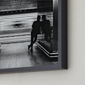 "Patience" - Art Print in Black and White by Mark Kirby - Frame Close-up