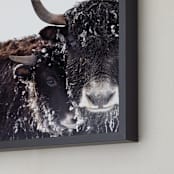 "Forever" - Art Print in Deep Browns by Leslie Le Coq - Frame Close-up