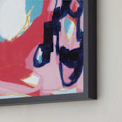 "Opus" - Art Print in Brilliant Magenta by Katie Craig - Frame Close-up