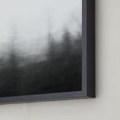 "Motion Series 2" - Art Print in Rail Gray by Sally M. Olivier - Frame Close-up