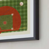 "Dinger 2 Diamond in the Rough" - Art Print in Clay by Kamala Nahas - Frame Close-up