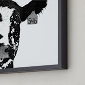 "Hope" - Art Print in Black and White by Leslie Le Coq - Frame Close-up