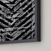 "NO. 11A" - Art Print in Black by Joe Barka - Frame Close-up