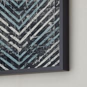 "NO.10A" - Art Print in Light Blue by Joe Barka - Frame Close-up