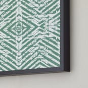 "No.8 A" - Art Print in Sea Blue by Joe Barka - Frame Close-up