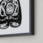 "Zen Mind" - Art Print in Zen Black by Stuart Heir - Frame Close-up