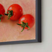 "Cherry Tomatoes" - Art Print in Cherry Tomato Red by Andy Mars - Frame Close-up