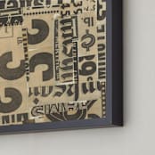 "Balyeat" - Art Print in Black by Misty Hughes - Frame Close-up