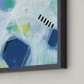 "Bring Me To Life" - Art Print in Blue by Julie Hawkins - Frame Close-up