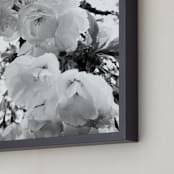 "Spring Noir 5" - Art Print in Fog by Sarah Johnson - Frame Close-up