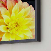 "Spring Noir 9" - Art Print in Sunrise by Sarah Johnson - Frame Close-up