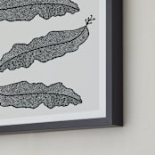 "of the sea (4 of 4)" - Art Print in carrara by Leanne Friedberg - Frame Close-up