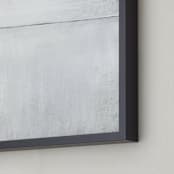 "Wintery Landscape" - Art Print in Winter White by Leanne Friedberg - Frame Close-up