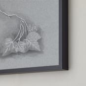 "Ivy Branch" - Art Print in Silver by Meghan Lacey - Frame Close-up