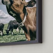 "Look Up!" - Art Print in dark brown by Alexis Arnold - Frame Close-up