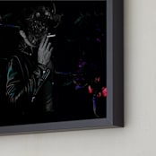 "Usok" - Art Print in Smoke and Color by Augusto Paolo Bringas Dizon - Frame Close-up