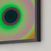 "Sun in the dust. Variations 27" - Art Print in Golden Psychodelia by Arash Fattahi Acosta - Frame Close-up