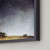 "When The Trees Came for Dinner" - Art Print in Nighttime Violet by Anika - Frame Close-up