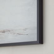 "Neutral Tranquility " - Art Print in Cool Grey by Deb Presutto - Frame Close-up