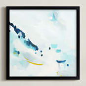 "Concord I" - Art Print in Pacific Blue by Megan Kelley - Framed