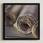 "Blueprints I" - Art Print in Muted by Erin Niehenke - Framed