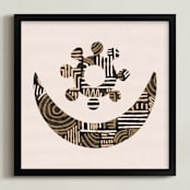 "Nsoromma" - Art Print in Tawny by ThirtyOne Illustrations - Framed