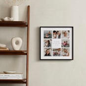 "Eight Photo: Square Framed Photo" - Framed Photo in Taupe by Up Up Creative - In a Room