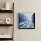 "Quiet Stretch" - Art Print in Black and White by S.L. Bird - In a Room