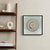 "Pretty Geode" - Art Print in Multi by Amy Moen - In a Room