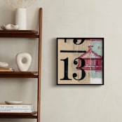 "Schoolhouse Rock No.1" - Art Print in Red by Kelly Maron Horvath - In a Room