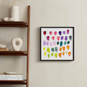 "Watercolor Study" - Art Print in Spectrum by Stacy Kron - In a Room