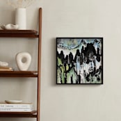 "Winter's Path" - Art Print in Winter White by Stuart Heir - In a Room