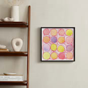 "Pastilles" - Art Print in Strawberry Lemonade by studio SYLVO - In a Room