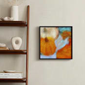 "Autumn Pumpkins" - Art Print in Pumpkin Orange by Andy Mars - In a Room