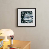 "Space Doodle" - Art Print in Galaxy by Megan Cash - In a Room