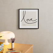 "Sweet Sophistication" - Personalized Art Print in Linen by Erin Pescetto - In a Room