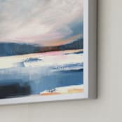 "Crystal Lake" - Art Print in Glacier Blue by AlisonJerry - Frame Close-up