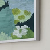 "Nishna 2" - Art Print in Night by Meg Gleason - Frame Close-up