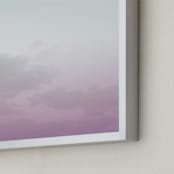 "Brooklyn Sky IV" - Art Print in Lilac by Nature Inspired - Frame Close-up