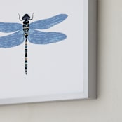 "I am the dragonfly" - Art Print in she's not blue by Rebecca Marchese - Frame Close-up
