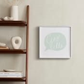 "Ciao Bella!" - Art Print in Mint by Penelope Poppy - In a Room