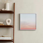 "Brooklyn Sky V" - Art Print in Ice Blue by Nature Inspired - In a Room