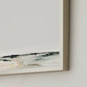 "Beckett" - Art Print in Green by Mande Calhoun - Frame Close-up