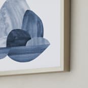 "Precipice 1" - Art Print in Deep Sea by Olivia Raufman - Frame Close-up