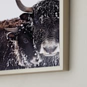 "Forever" - Art Print in Deep Browns by Leslie Le Coq - Frame Close-up